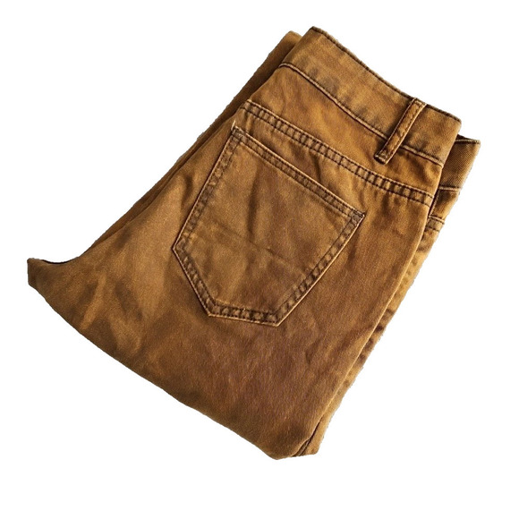 Shein Jeans Women's Size M (29x29) Flare Leg Copper Acid Wash Stretch Y2K Boho - Picture 6 of 16